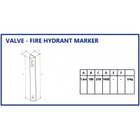 Valve- Fire Hydrant Marker